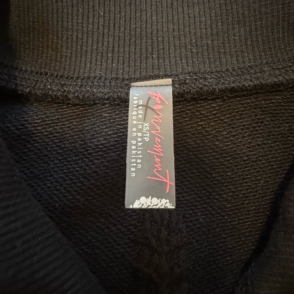 FP Movement Black High Jump Oversize Terry Zip-Up Track Jacket XS - Picture 11 of 16